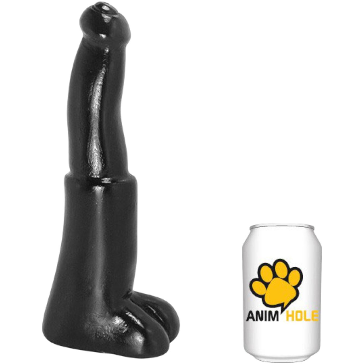 Animhole Bull Black Dildo 11 Inch