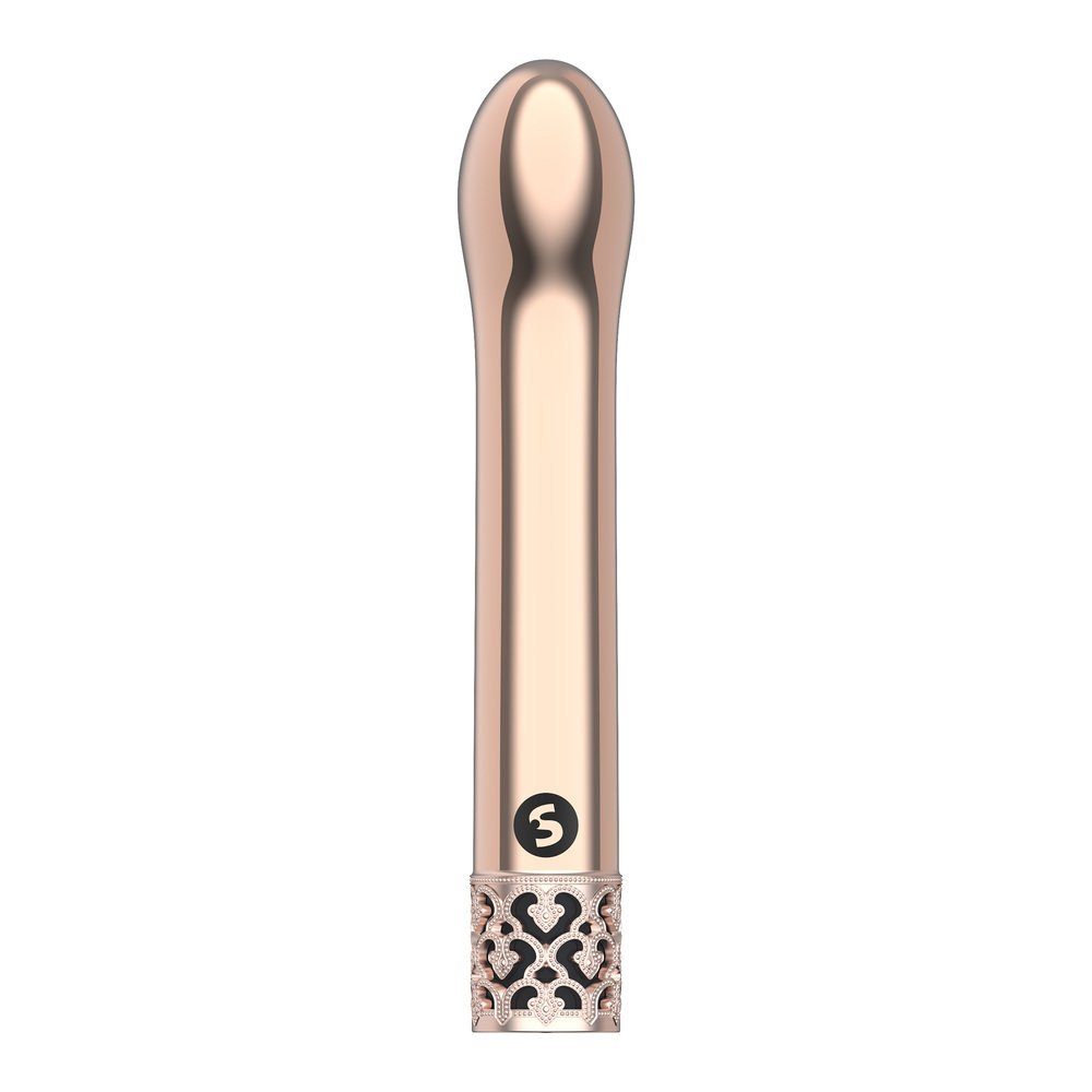 Royal Gems Jewel Rechargeable G-Spot Vibrator Rose Gold