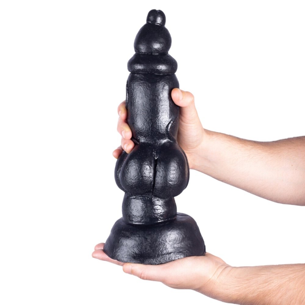 Hunglock Massive Black Doggy Dildo 13 Inch