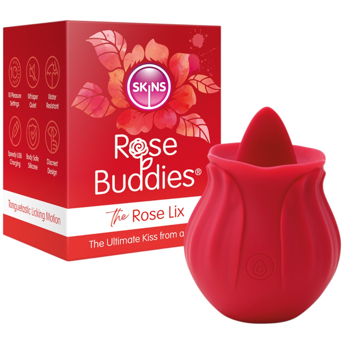 Skins Rose Buddies Rose Lix Licking Clitoral Vibrator