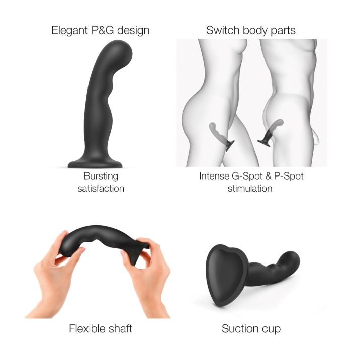 Strap-On-Me Prostate and G-Spot Dildo Plug M 6 Inch