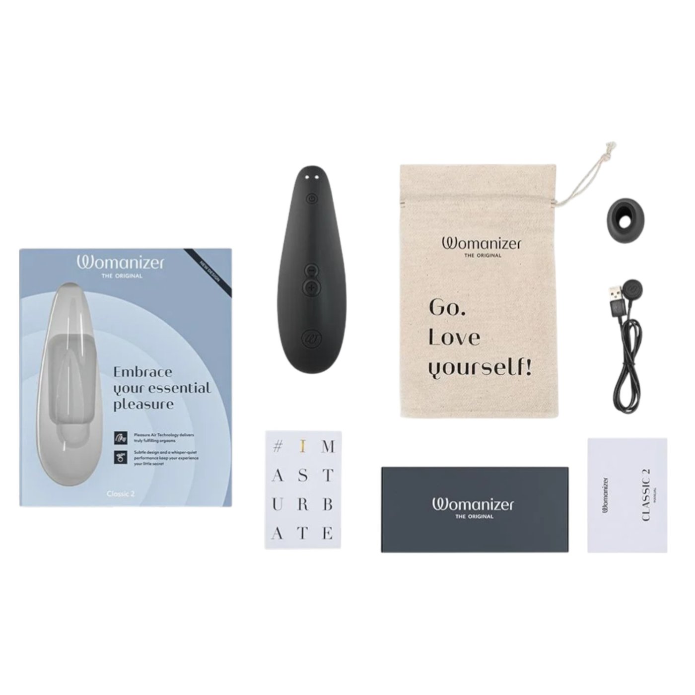 Womanizer Classic 2 Rechargeable Clitoral Suction Stimulator Bordeaux