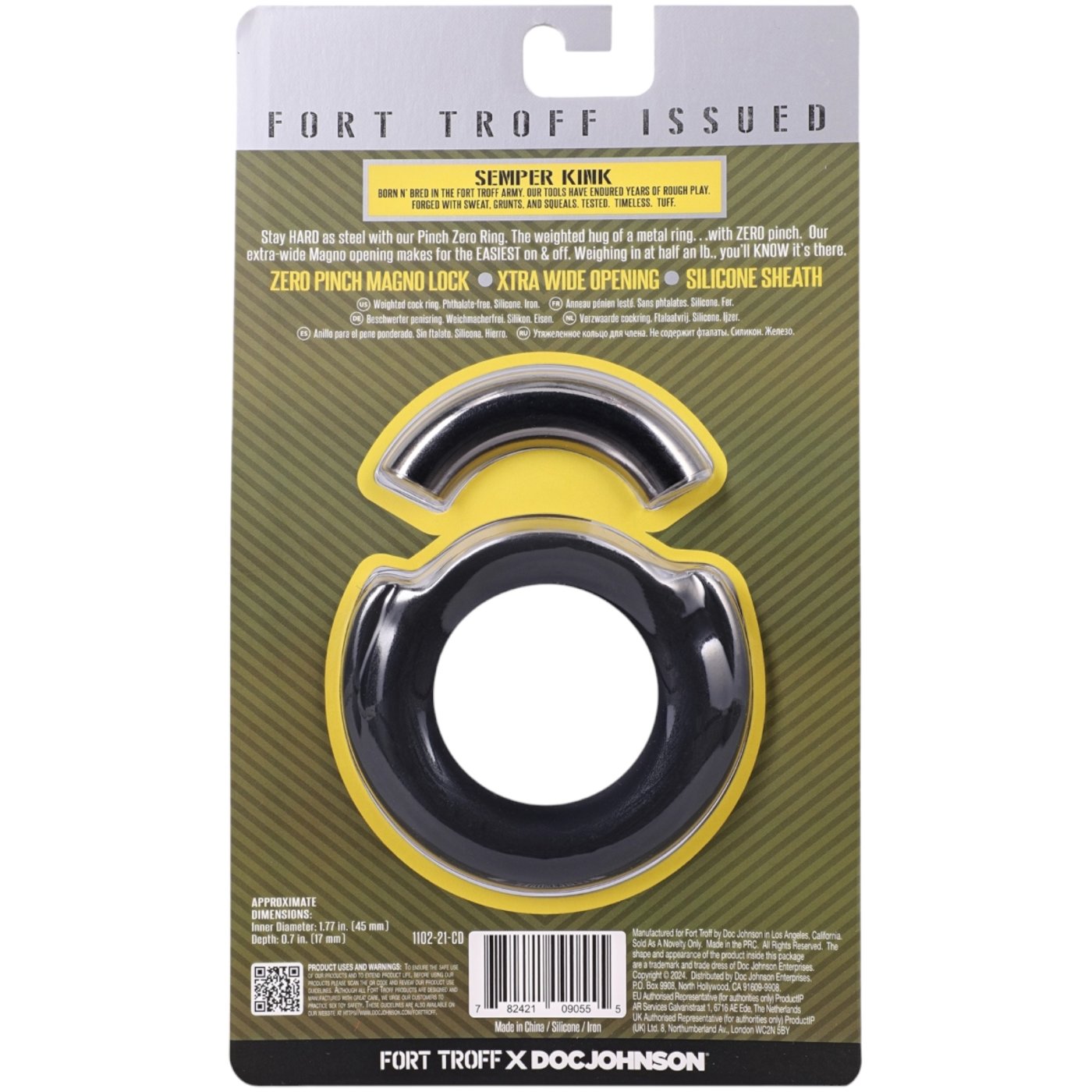 Fort Troff Pinch Zero Cock and Ball Ring