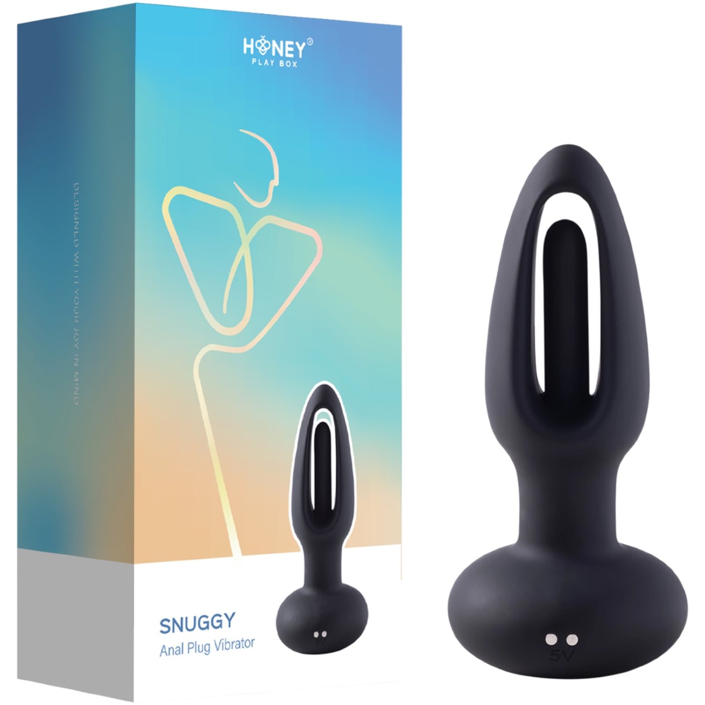Honey Play Box Snuggy Tapping Prostate Massager Silicone Rechargeable Vibrating Butt Plug