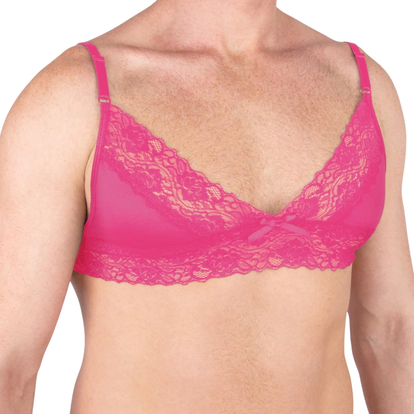 Prowler Men's Lace Bra Pink