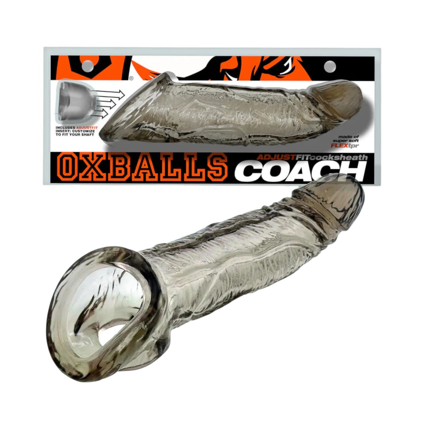 Oxballs Coach Cocksheath Cock Sleeve Penis Extender 8 Inch