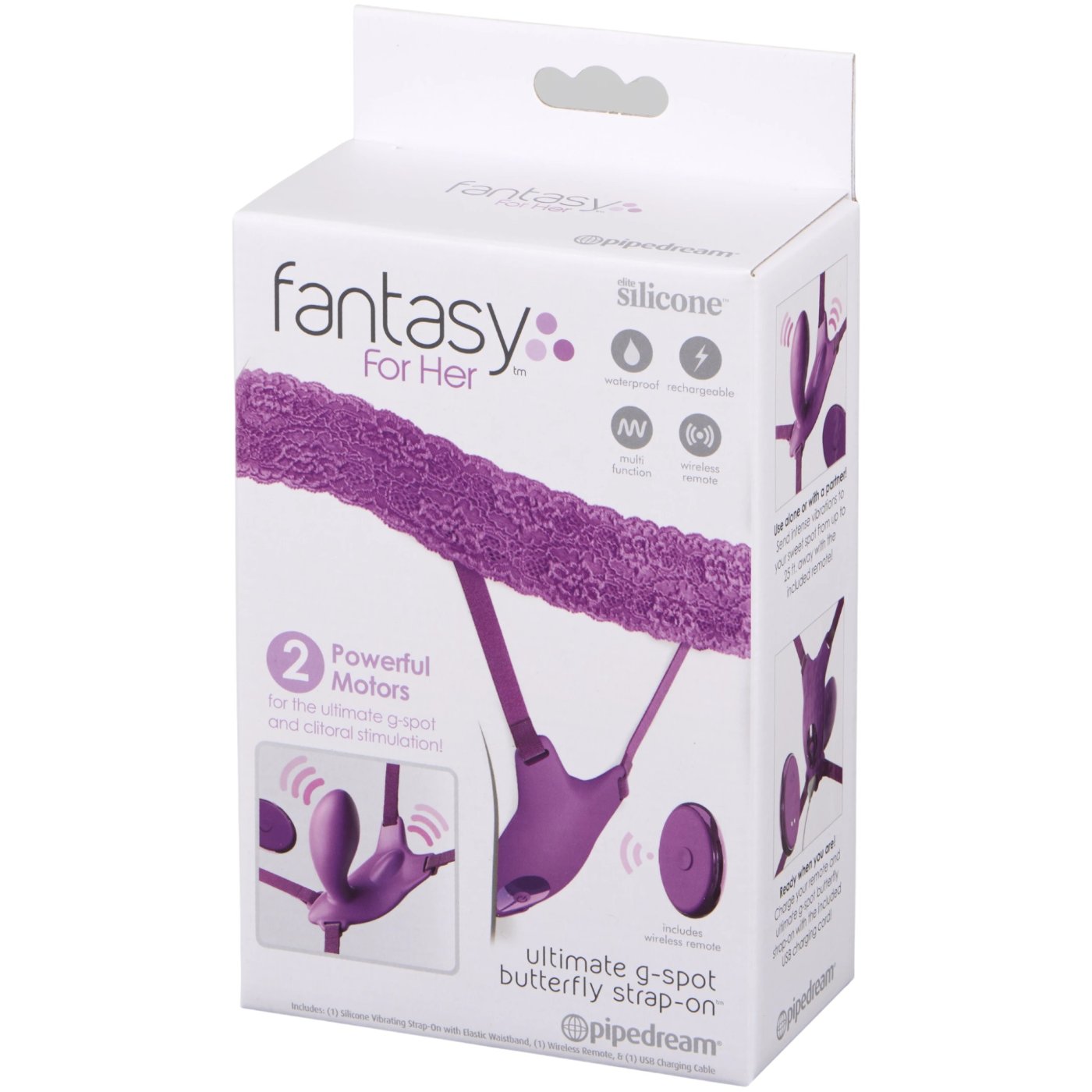 Fantasy For Her Ultimate G-Spot Butterfly Strap-On Vibrating Panties​