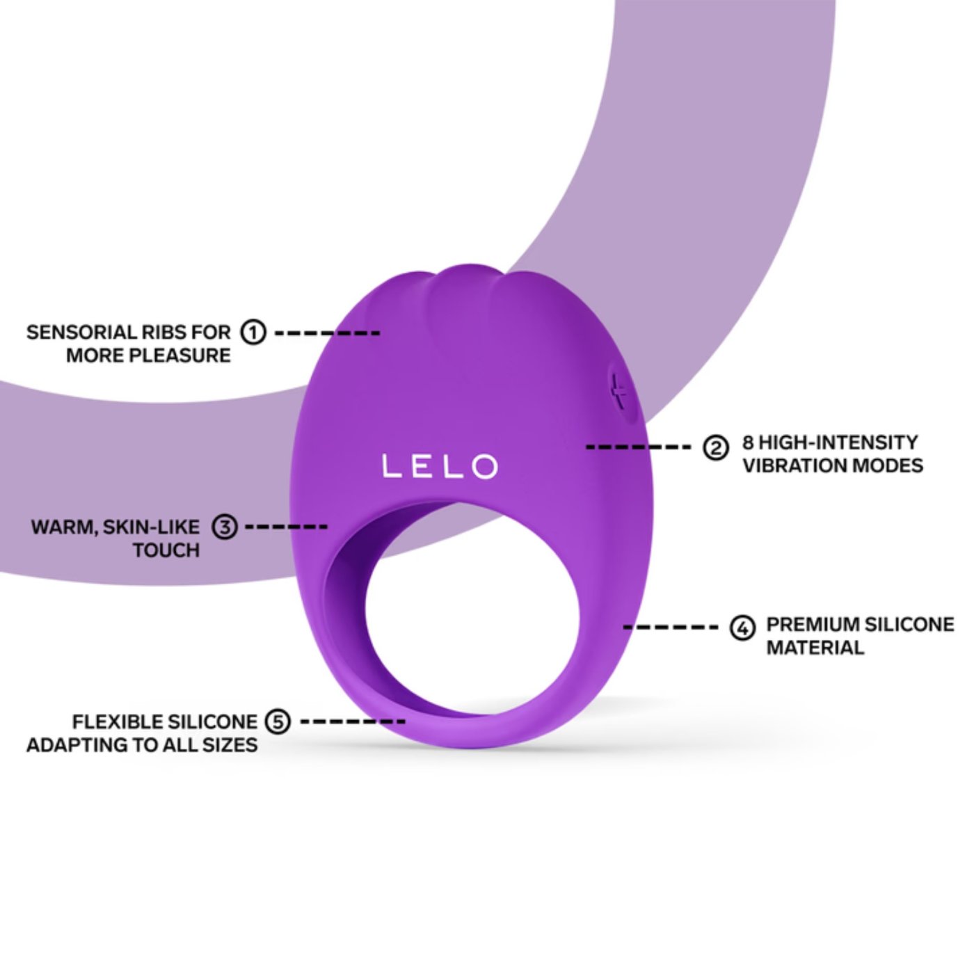 LELO Lifeguard Originals App Controlled Vibrating Cock Ring