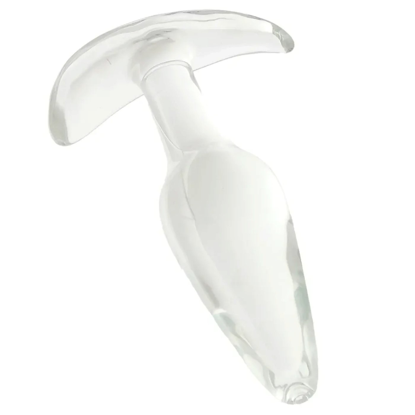 Clarity Utopian Floret Tapered Glass Butt Plug 5 Inch