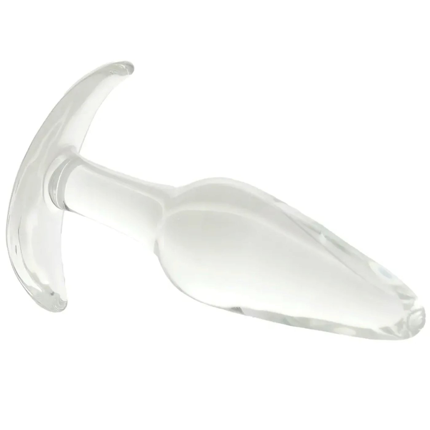 Clarity Utopian Floret Tapered Glass Butt Plug 5 Inch
