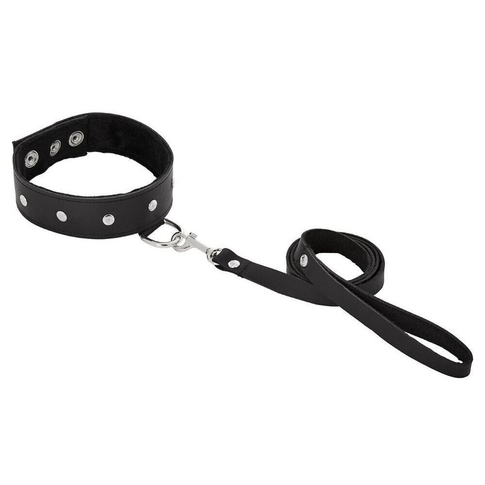 Sportsheets Restraint Leather Leash &amp, Collar