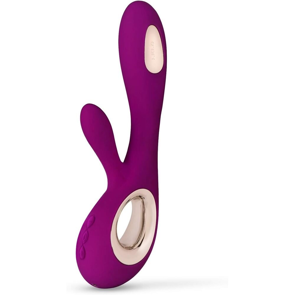 Lelo Soraya Wave Rechargeable Rabbit Vibrator Deep Rose