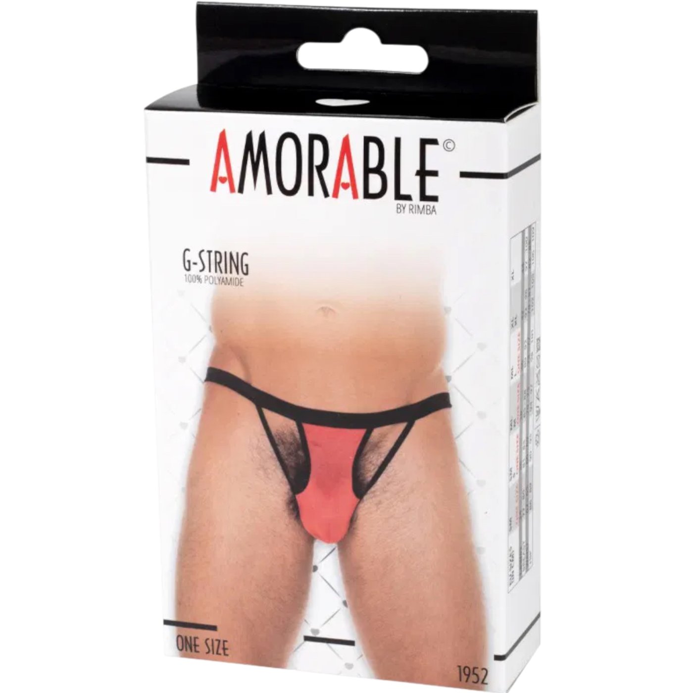 Rimba Men’s Red Open Thong G-String