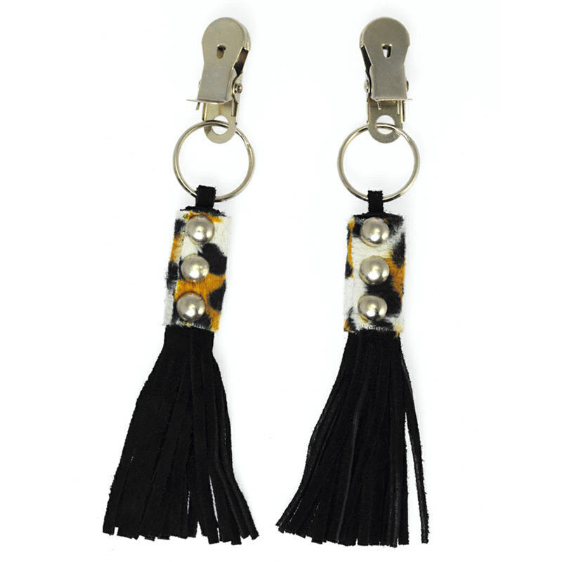 Nipple Clamps With Animal Print – Rimba