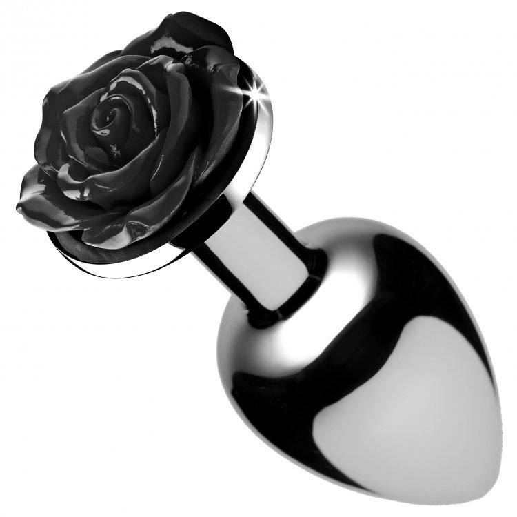 Booty Sparks Black Rose Anal Plug Medium – XR Brands