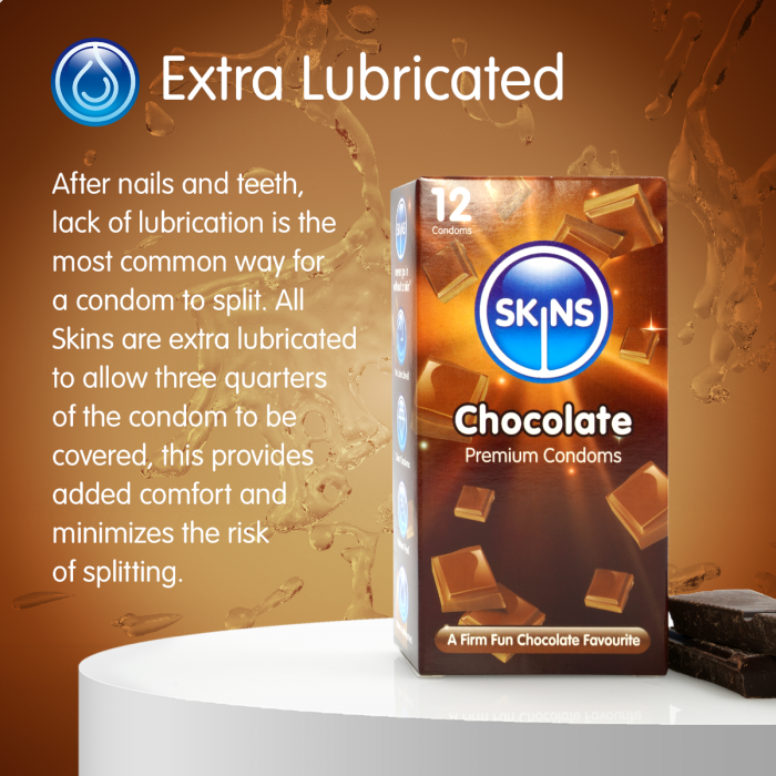 Skins Condoms Chocolate 4 Pack