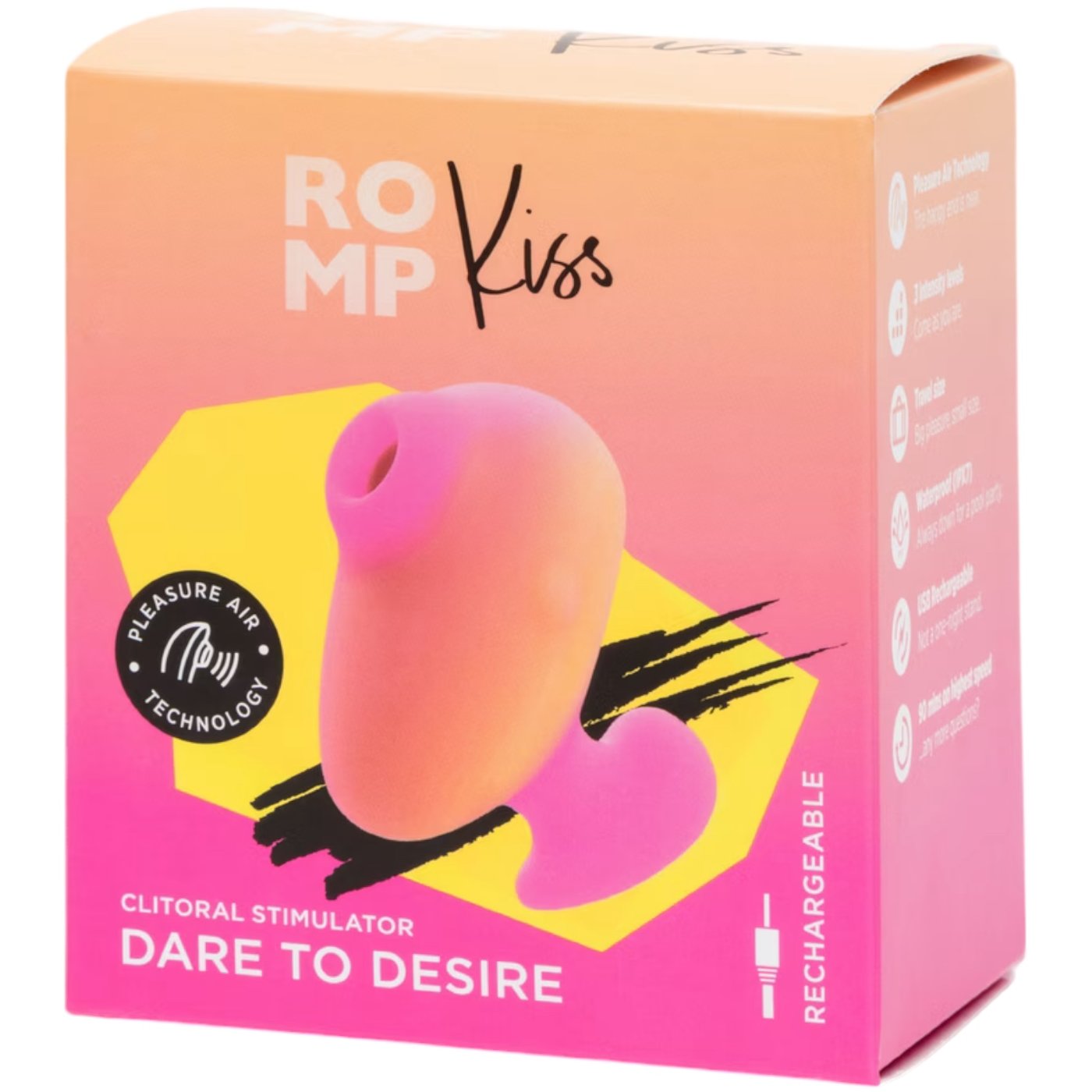 Romp Kiss Rechargeable Clitoral Suction Stimulator