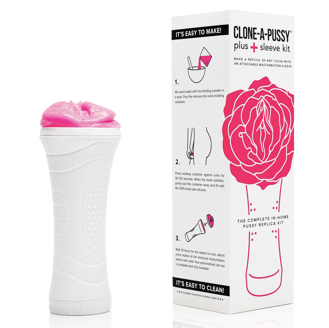 Clone A Pussy Plus Sleeve Kit Hot Pink