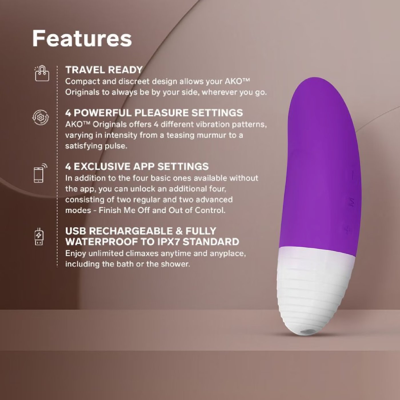 LELO AKO Originals App Controlled Clitoral Vibrator
