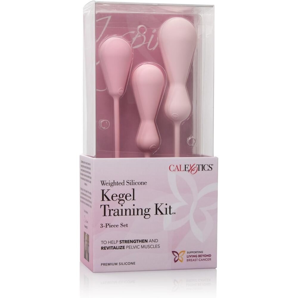 CalExotics Weighted Silicone Kegel Training Kit