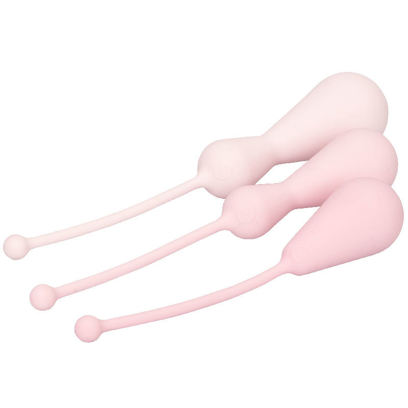 CalExotics Weighted Silicone Kegel Training Kit