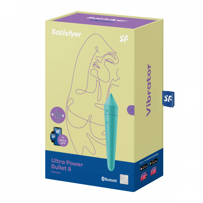 Satisfyer Ultra Power Bullet 8 Vibrator Turquoise