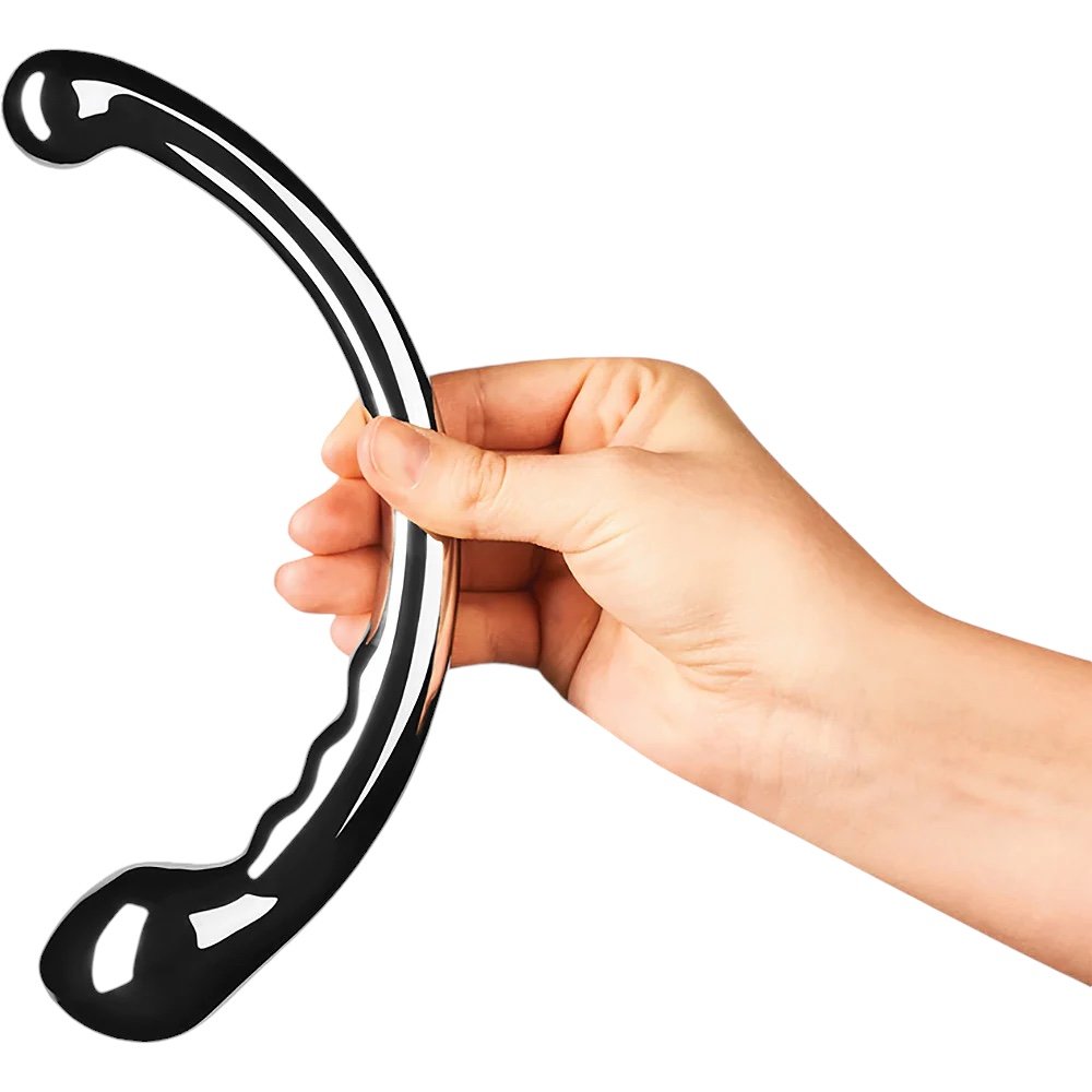 Le Wand Hoop Double-Sided Stainless Steel Dildo 10 Inch