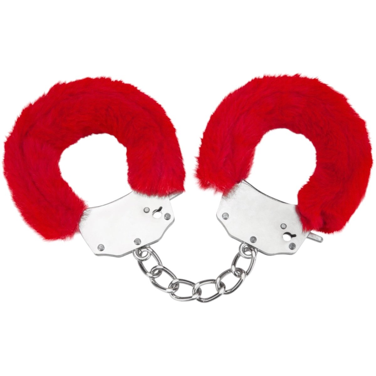 Me You Us Furry Handcuffs Red