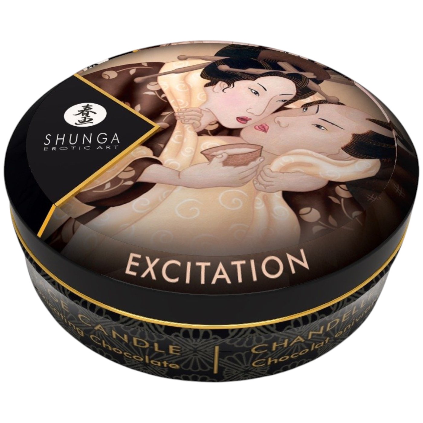 Shunga Mini Massage Candle Intoxicating Chocolate 30ml