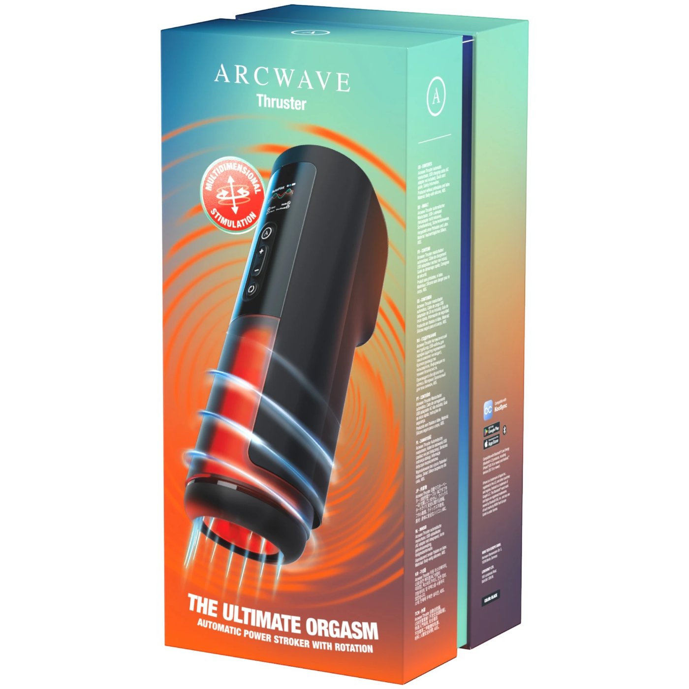 Arcwave Thruster Automatic Male Masturbator with Stroking and Rotation