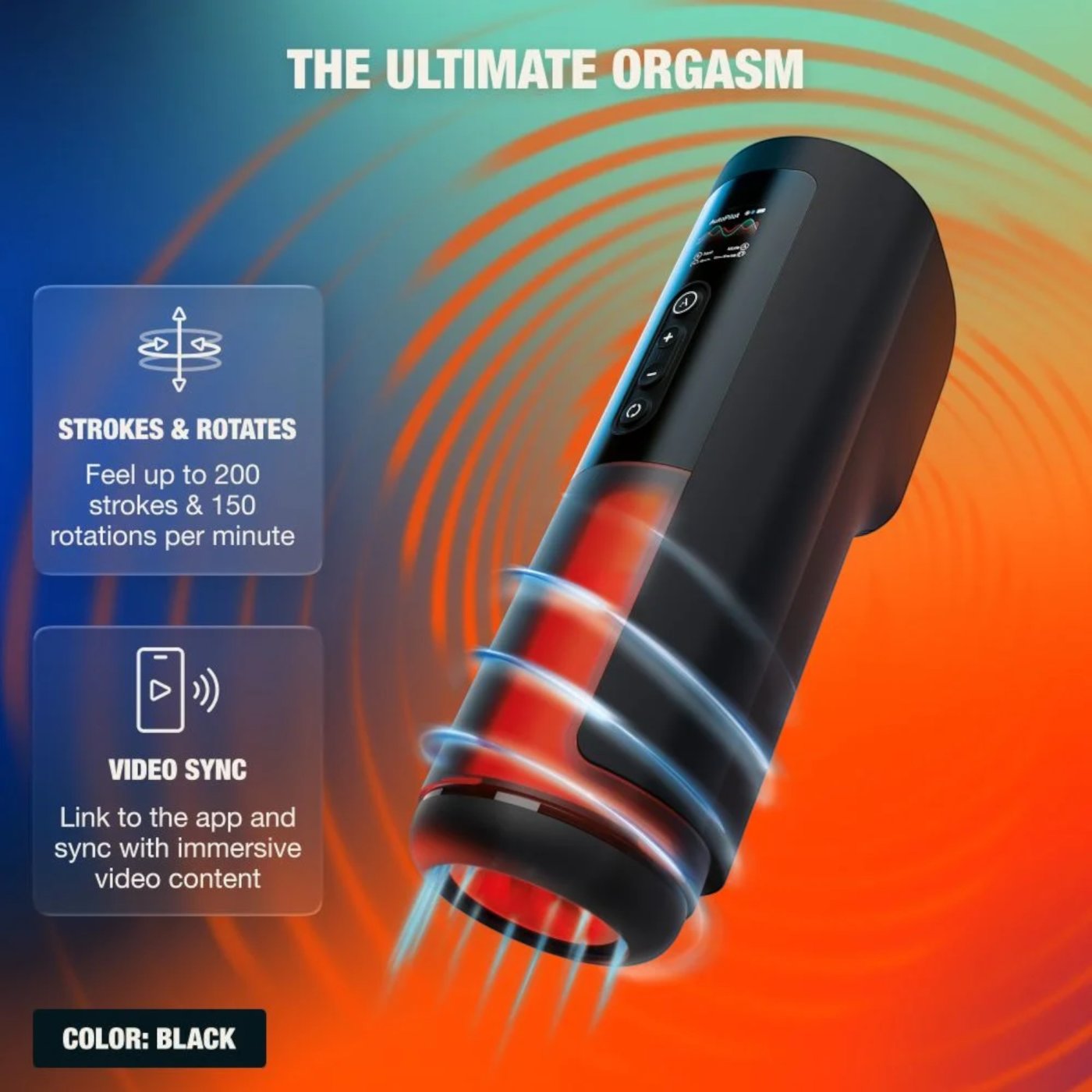 Arcwave Thruster Automatic Male Masturbator with Stroking and Rotation