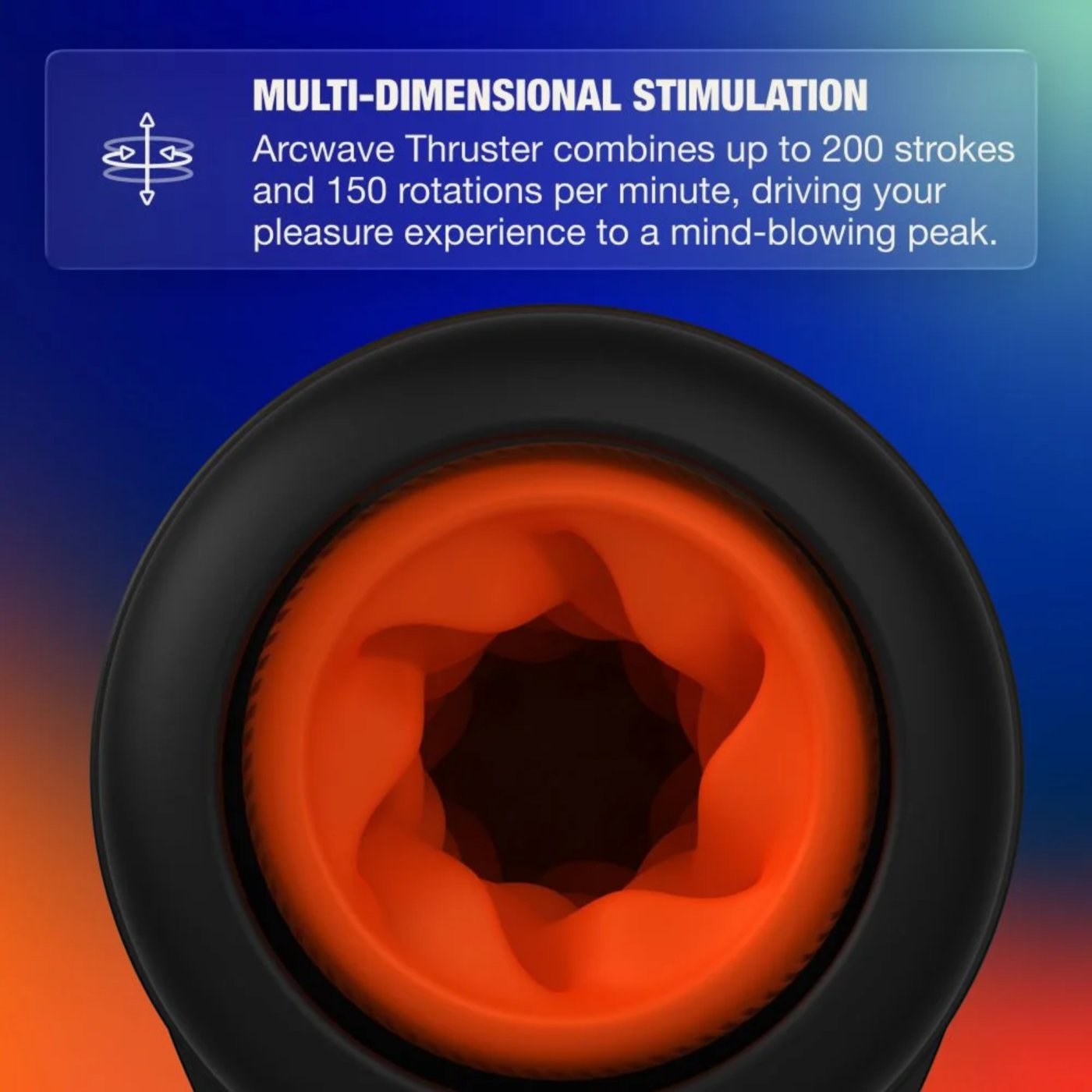 Arcwave Thruster Automatic Male Masturbator with Stroking and Rotation