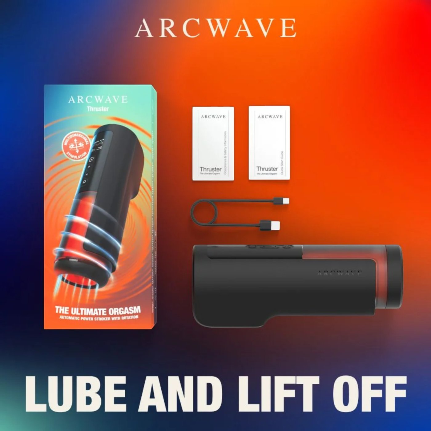 Arcwave Thruster Automatic Male Masturbator with Stroking and Rotation
