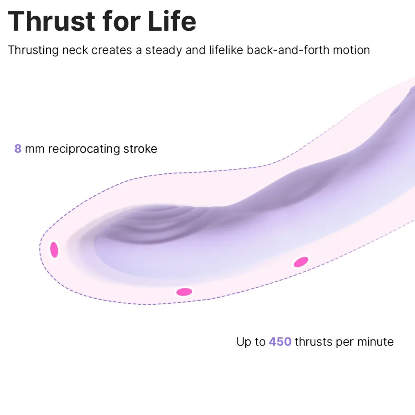 Svakom Selena App Controlled Thrusting G Spot Vibrator with Heating