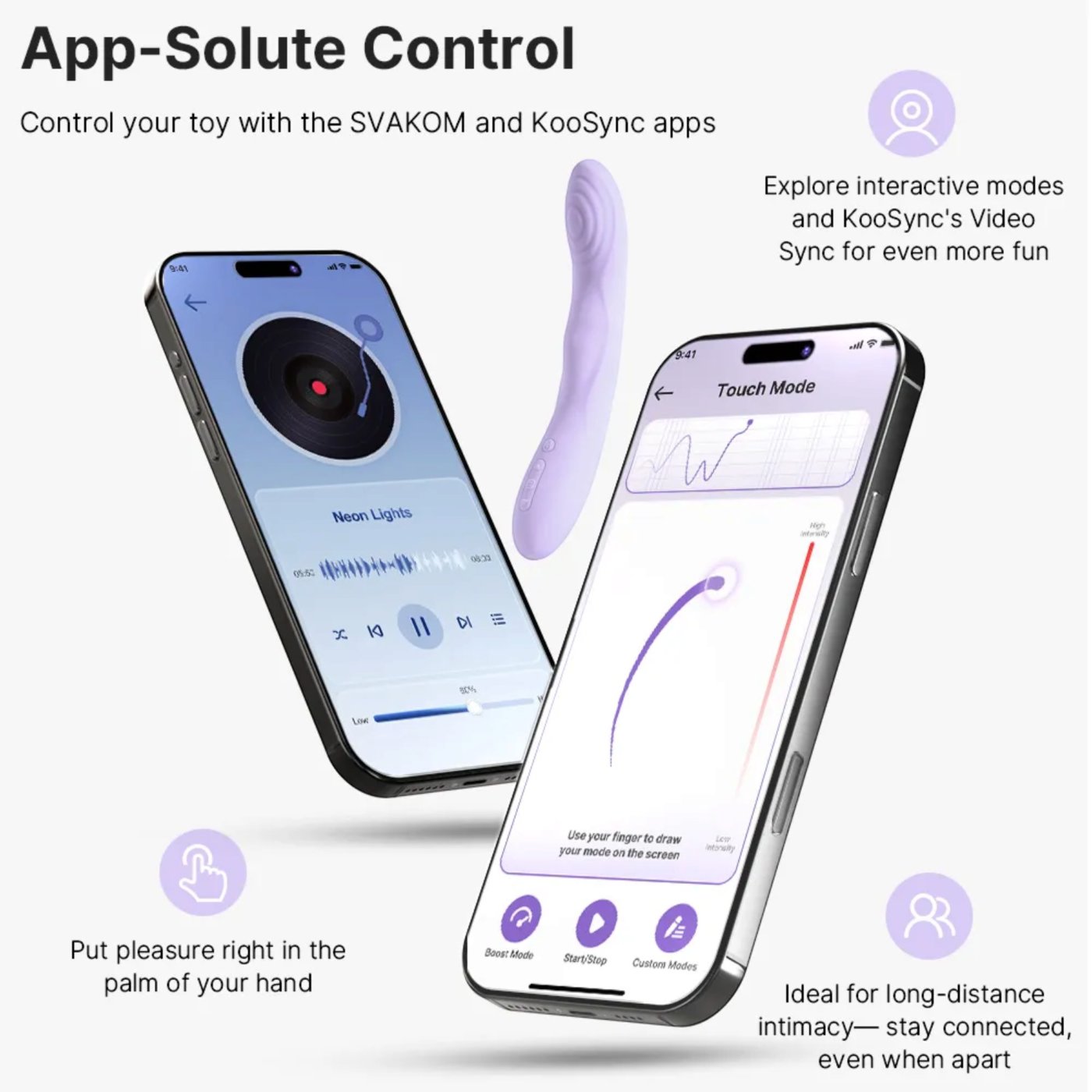 Svakom Selena App Controlled Thrusting G Spot Vibrator with Heating