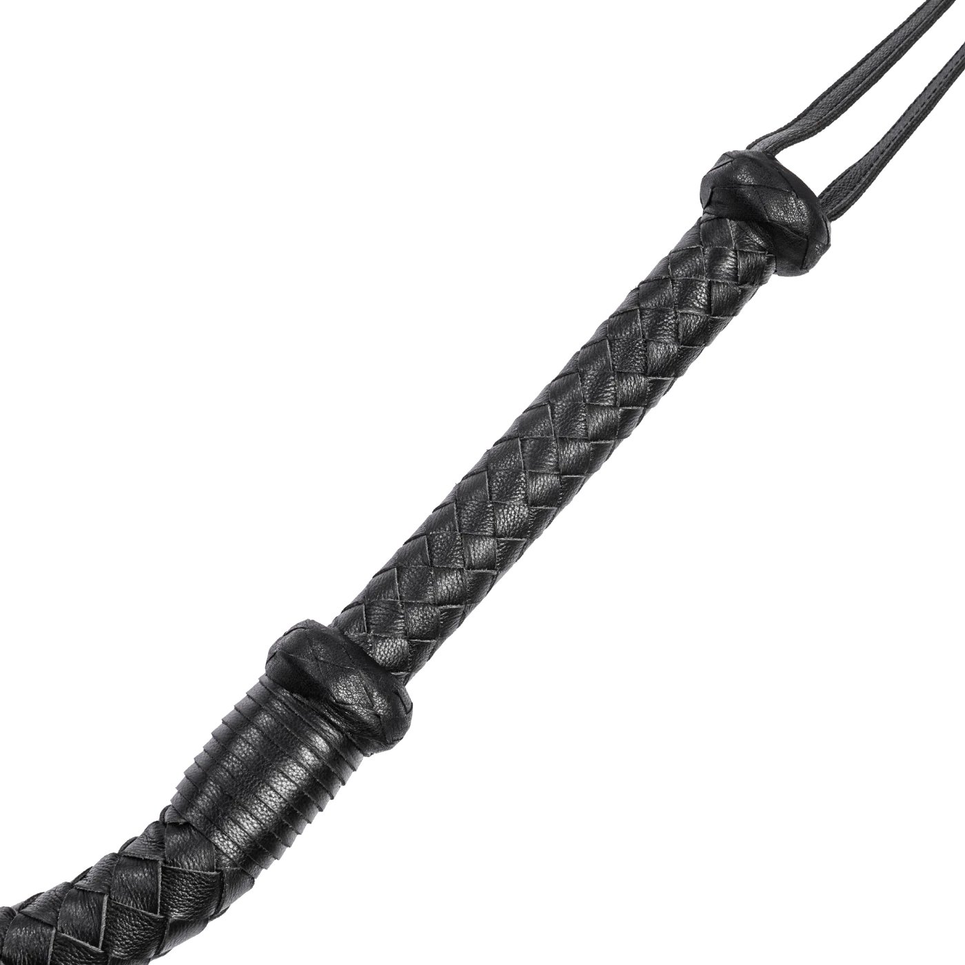 Rimba Firm Arabian Bull Whip for BDSM Play Black