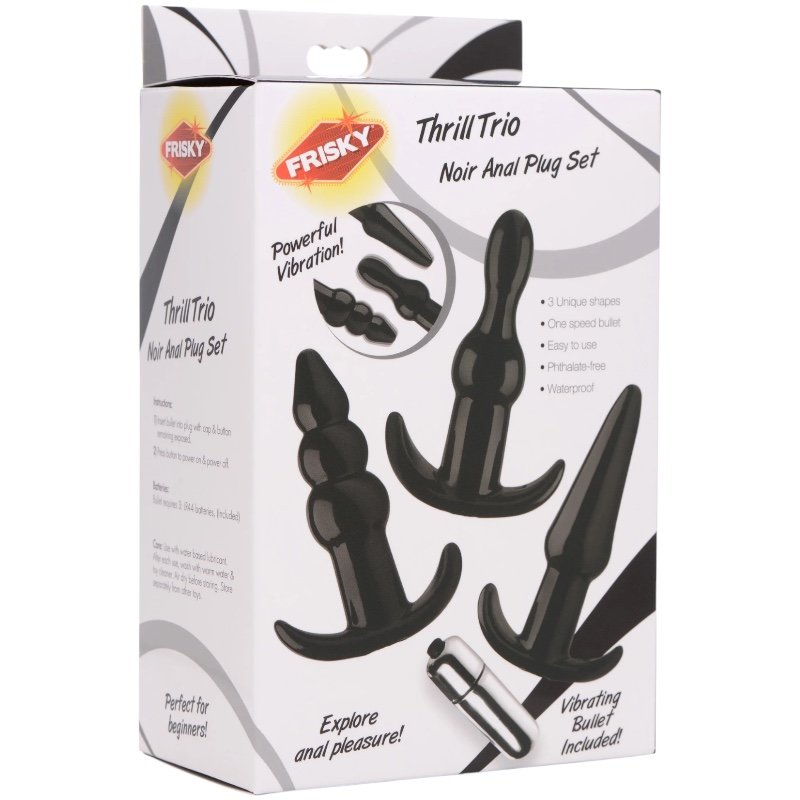 Frisky Thrill Trio Anal Plug Set (3 Piece)