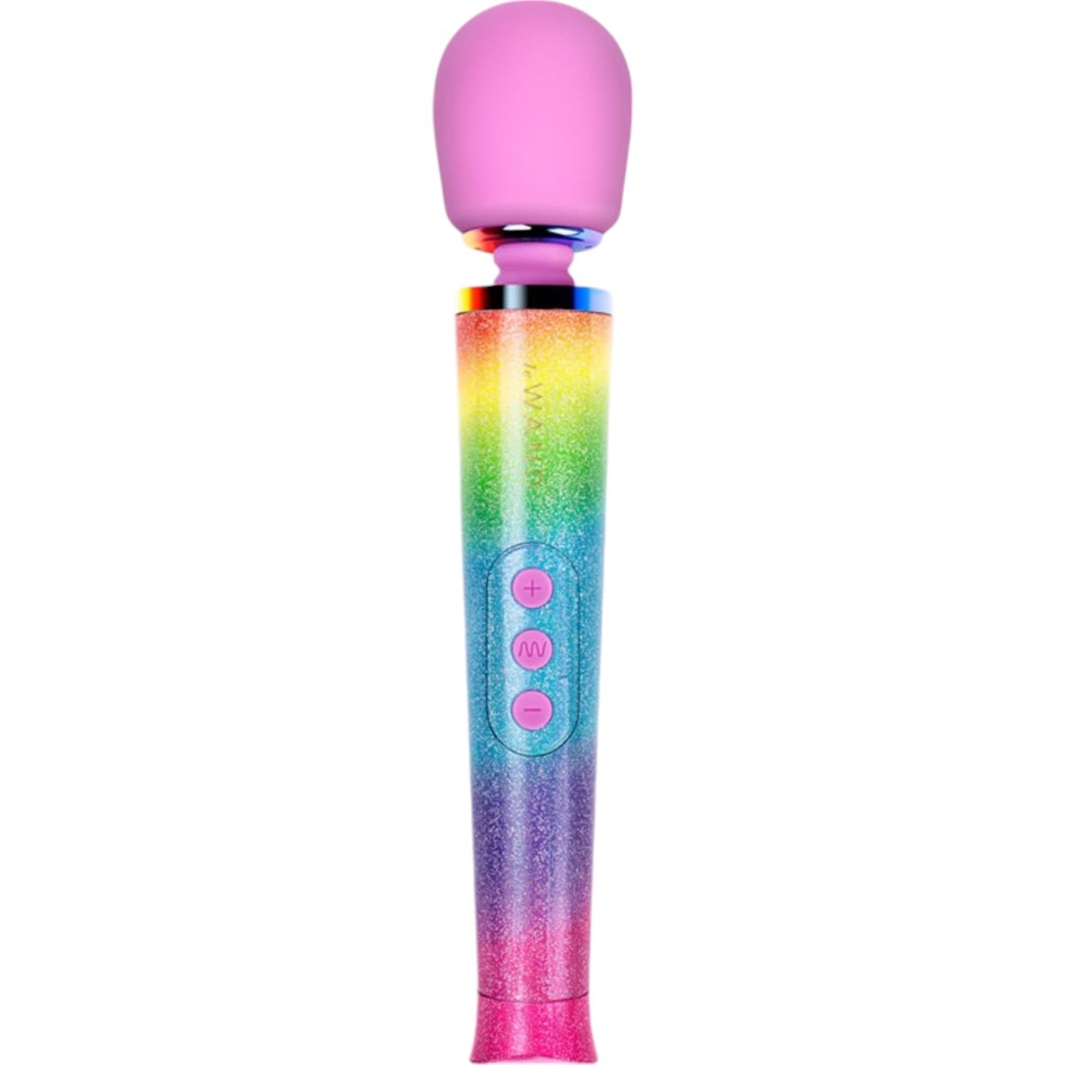 Le Wand Petite Mini Rechargeable Massage Wand Vibrator Rainbow Ombre