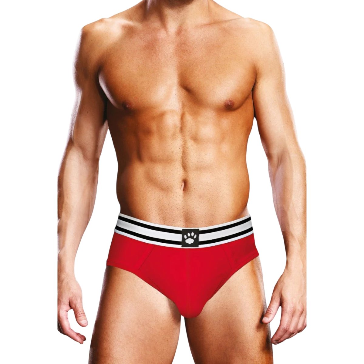 Prowler Red And White Backless Men’s Brief, Xxl