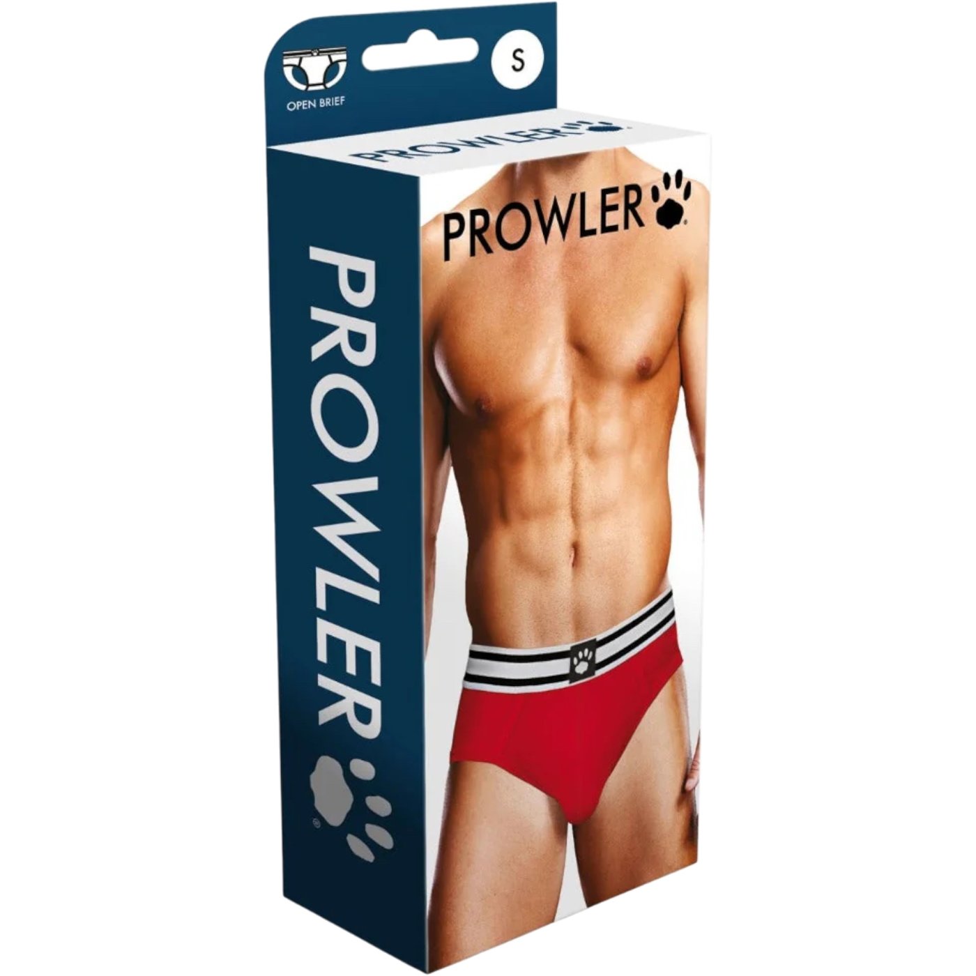 Prowler Red and White Backless Men’s Brief