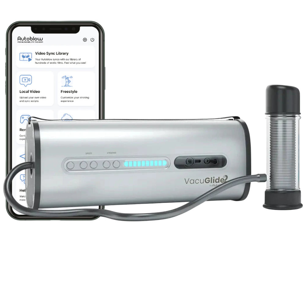 Autoblow VacuGlide 2 App-Controlled Milking Machine &amp; Vacuum Masturbator