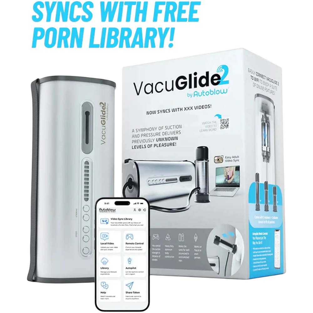 Autoblow VacuGlide 2 App-Controlled Milking Machine & Vacuum Masturbator
