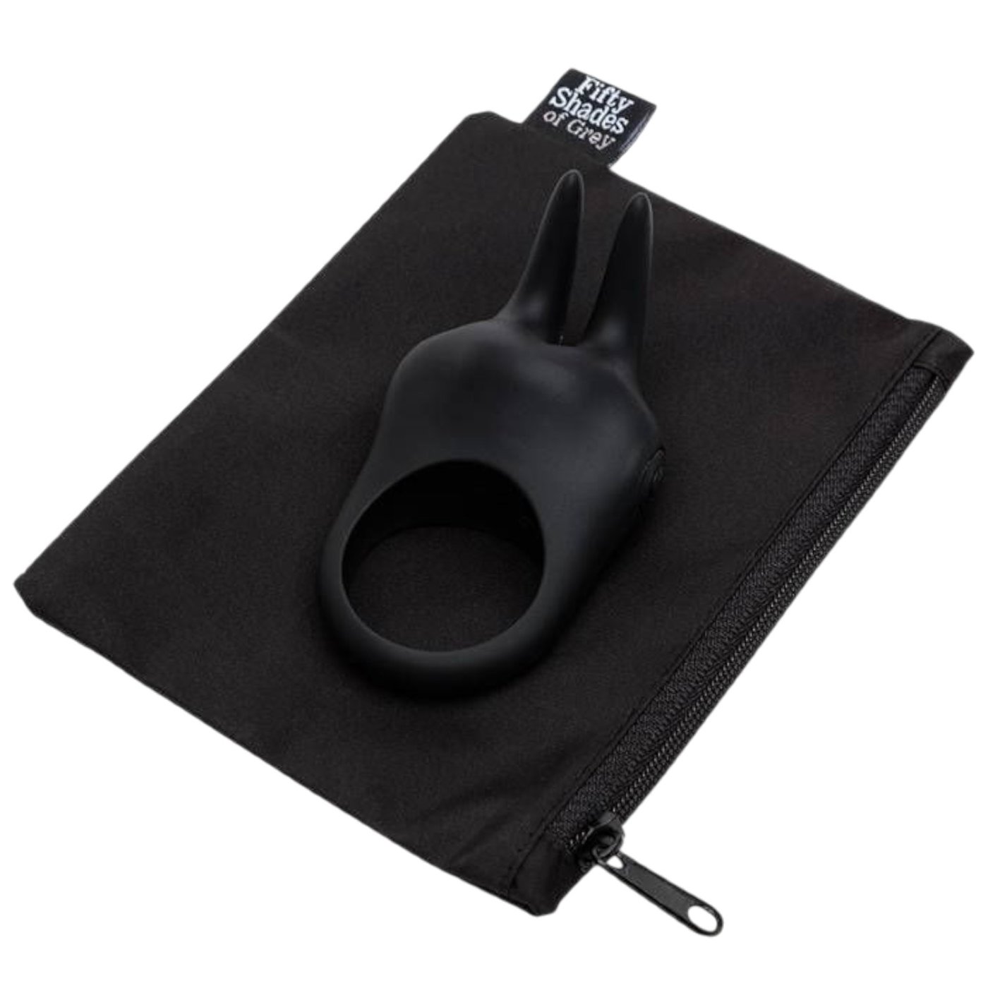 Fifty Shades of Grey Sensation Rechargeable Vibrating Cock Ring with Rabbit Ears