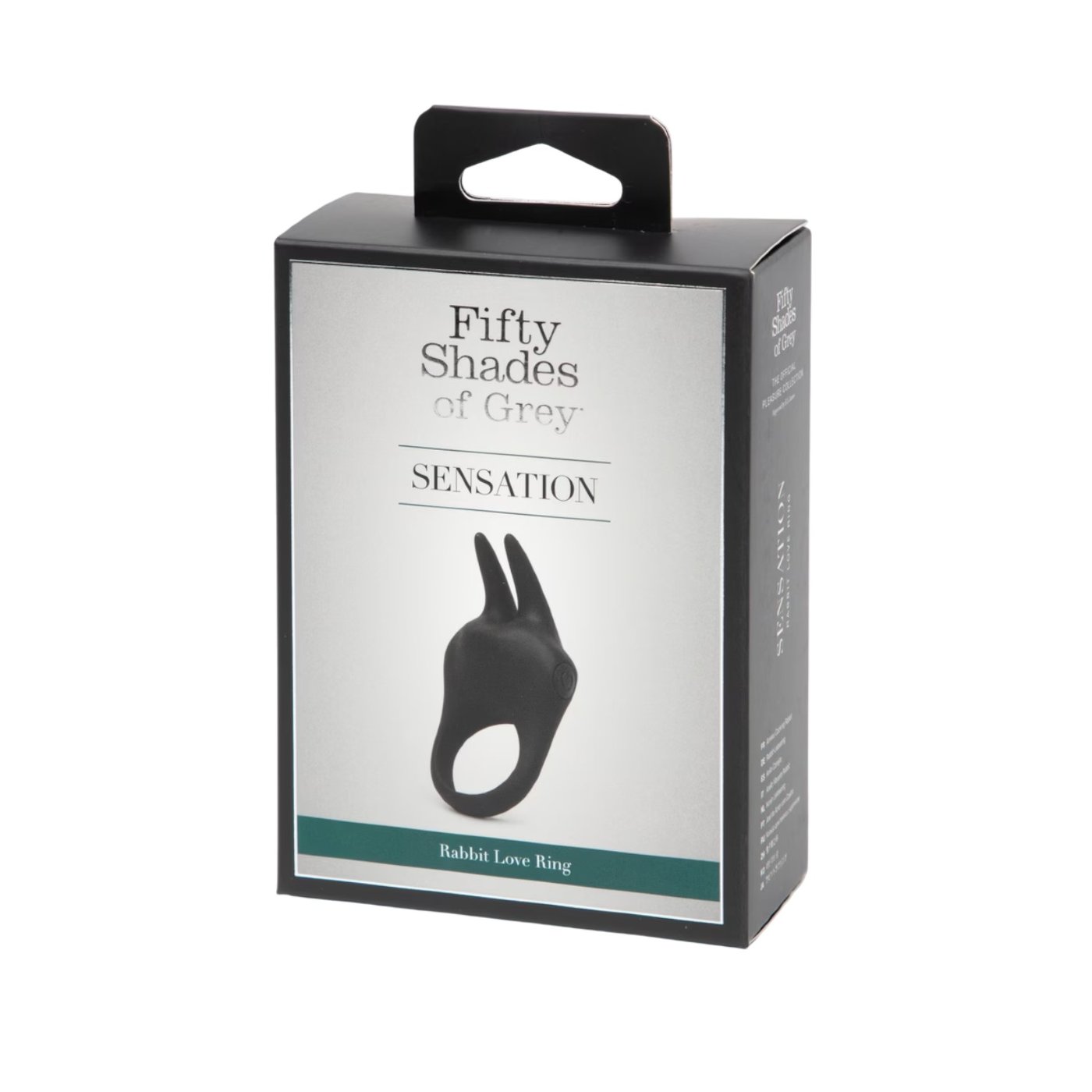 Fifty Shades of Grey Sensation Rechargeable Vibrating Cock Ring with Rabbit Ears