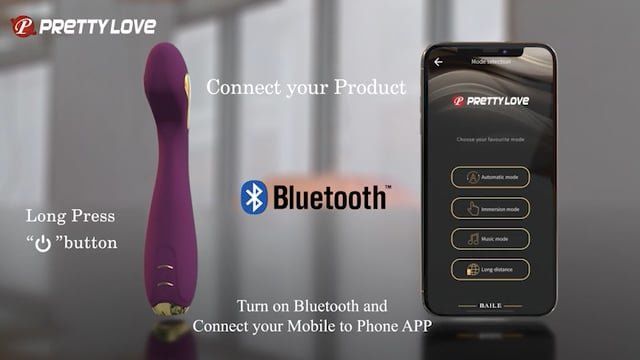 Pretty Love Hector Electro Stim App Controlled G Spot Vibrator
