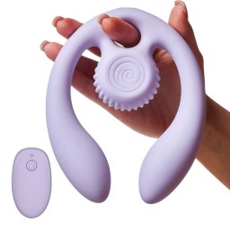 SVibe Snail Gizi Duo Remote Control Couples Vibrator (Lilac)