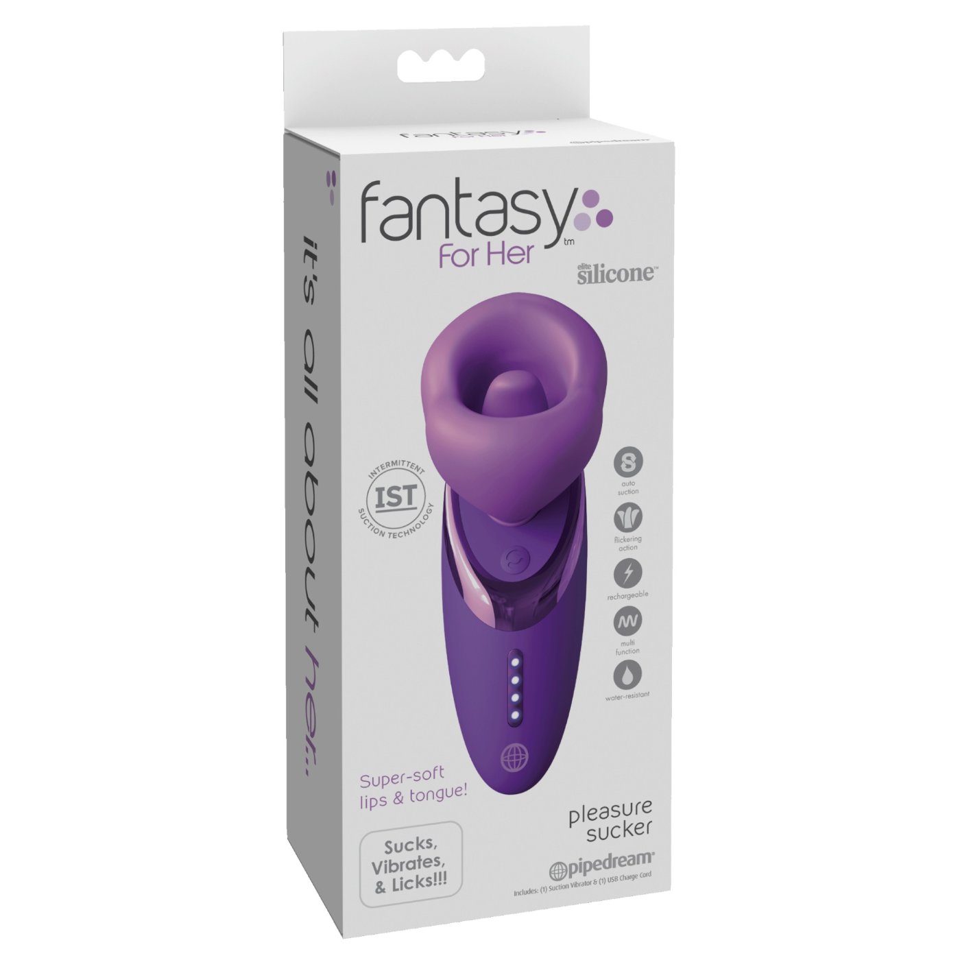 Fantasy for Her Pleasure Sucker Clitoral Suction Vibrator
