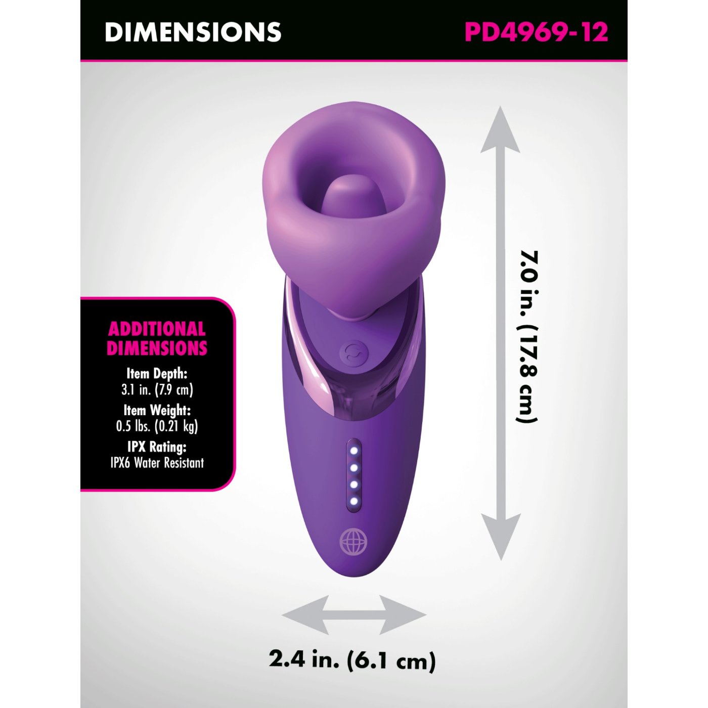 Fantasy for Her Pleasure Sucker Clitoral Suction Vibrator