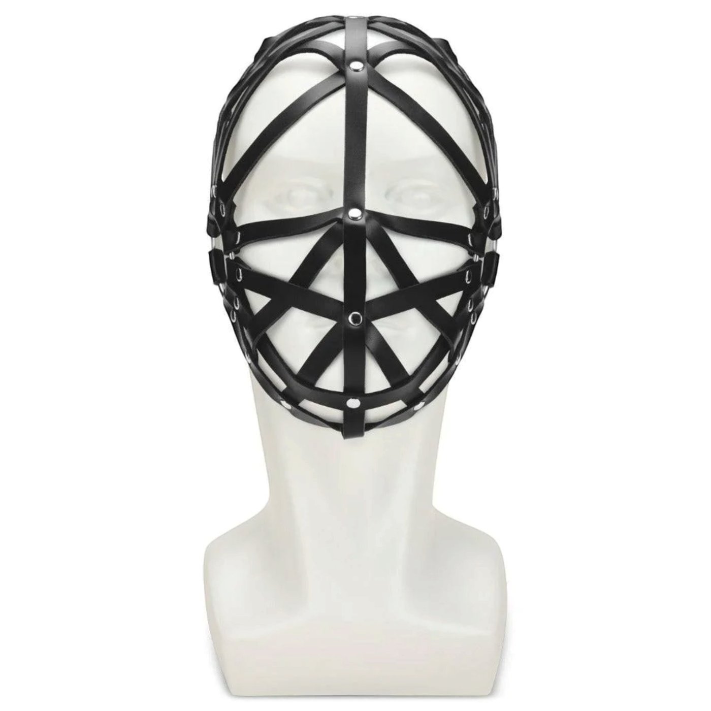 Me You Us Black Web Bondage Hood