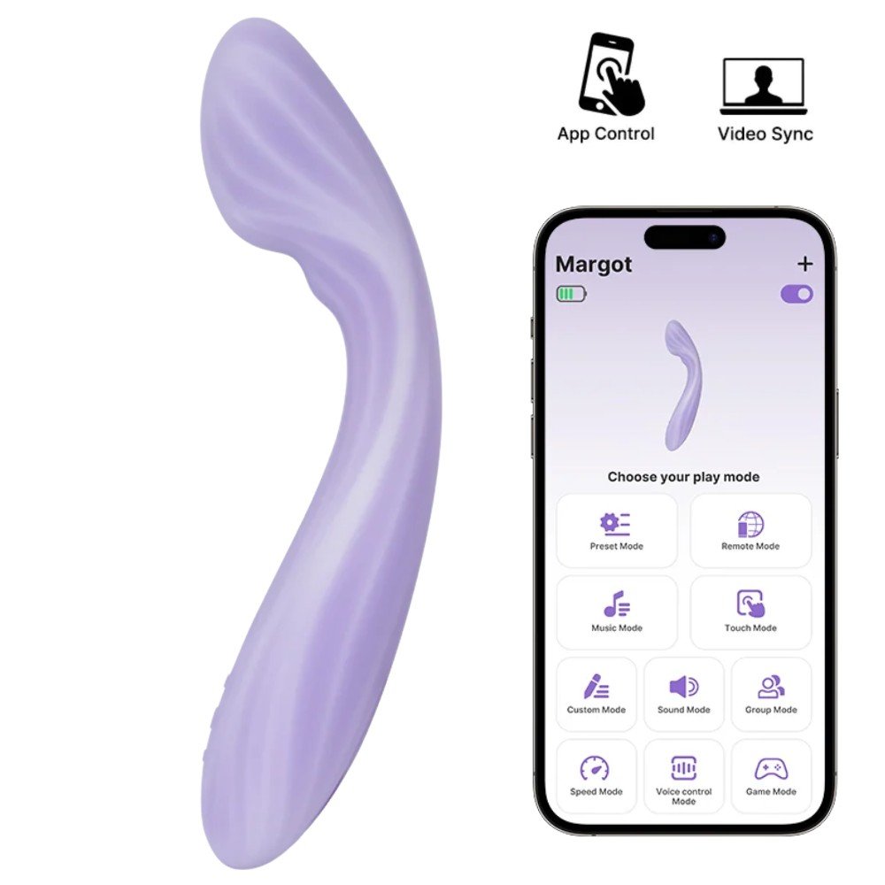 Svakom Margot App Controlled Dual Motor G Spot Vibrator with Heating